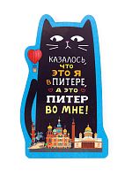 Магнит "Казалось, что это я в Питере...", МДФ, 50х80 мм