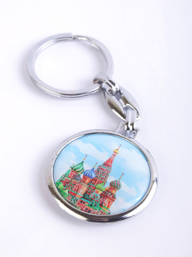 Брелок "Любимая Москва. Собор Василия Блаженного", смола фото 6 Брелок "Любимая Москва. Собор Василия Блаженного", смола фото 6