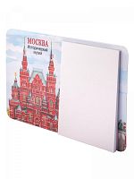 Магнит с блоком для записи "Москва. Исторический музей. Акварель" + запасной блок