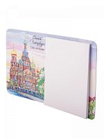 Магнит с блоком для записи "Санкт-Петербург. Спас на Крови. Акварель" + запасной блок