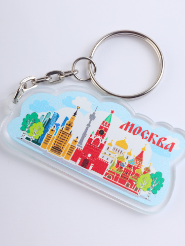 Брелок "Москва. Коллаж", акриловый фото 5